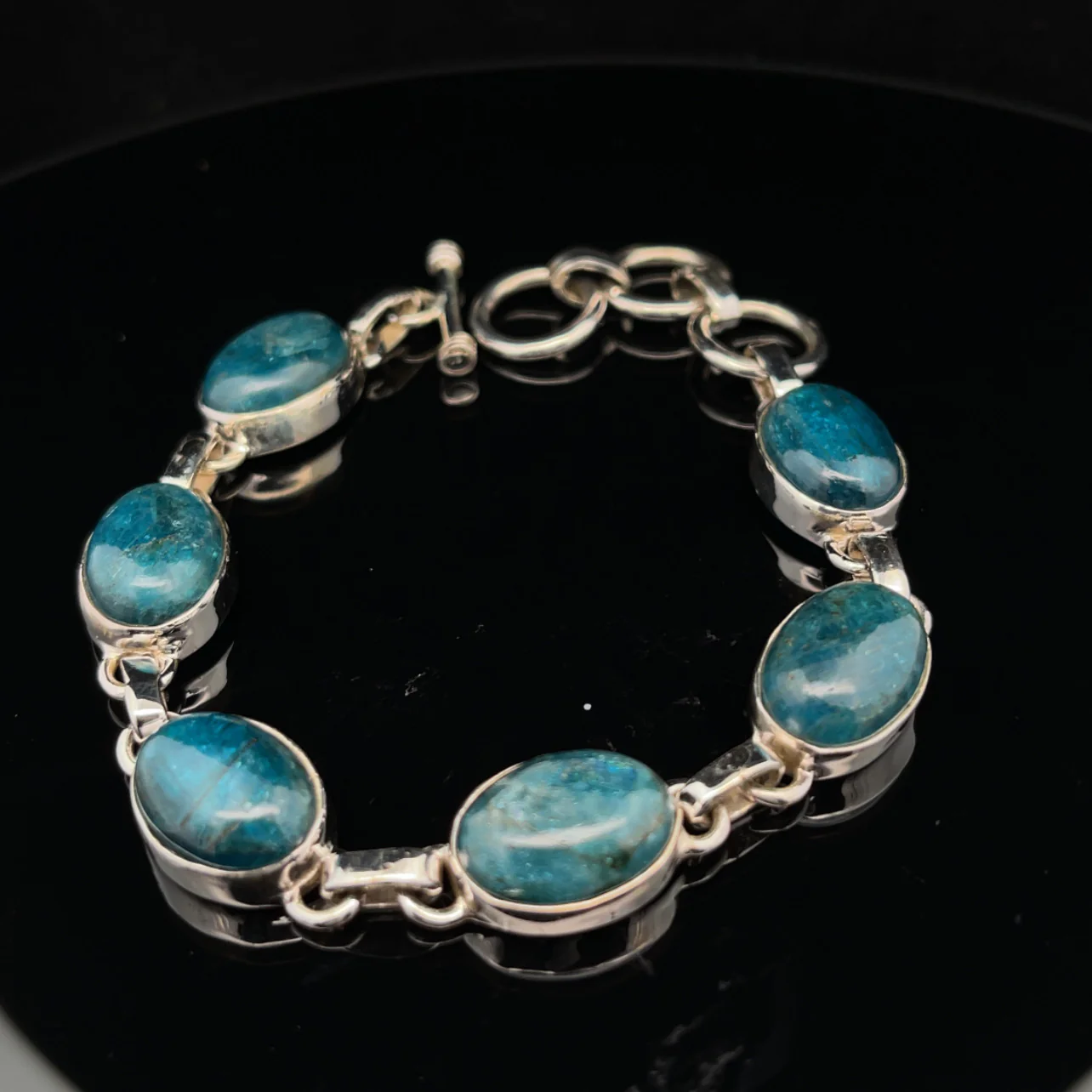 Sterling Silver Apatite Bracelet - Image 5