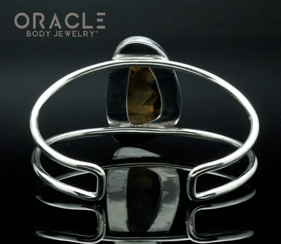 Sterling Silver Carved Labradorite Bracelet - Image 4