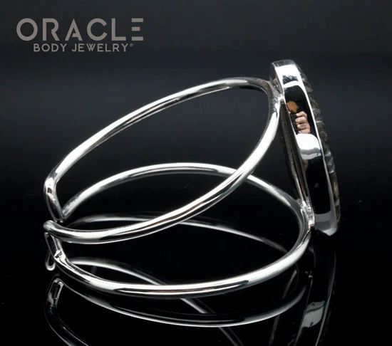 Sterling Silver Carved Labradorite Bracelet - Image 3