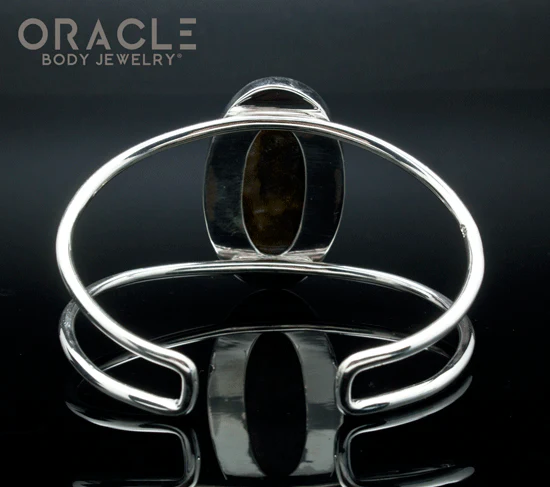 Sterling Silver Carved Labradorite Bracelet - Image 4