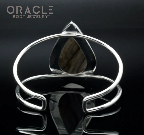 Sterling Silver Carved Labradorite Bracelet - Image 4
