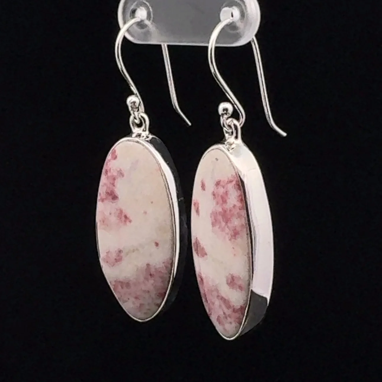 Sterling Silver Cinnabar Earrings - Image 3