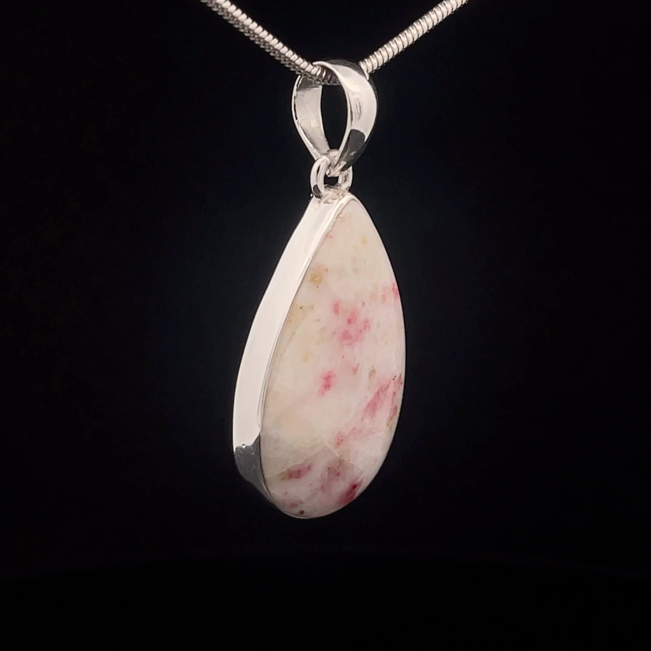 Sterling Silver Cinnabar Pendant - Image 2