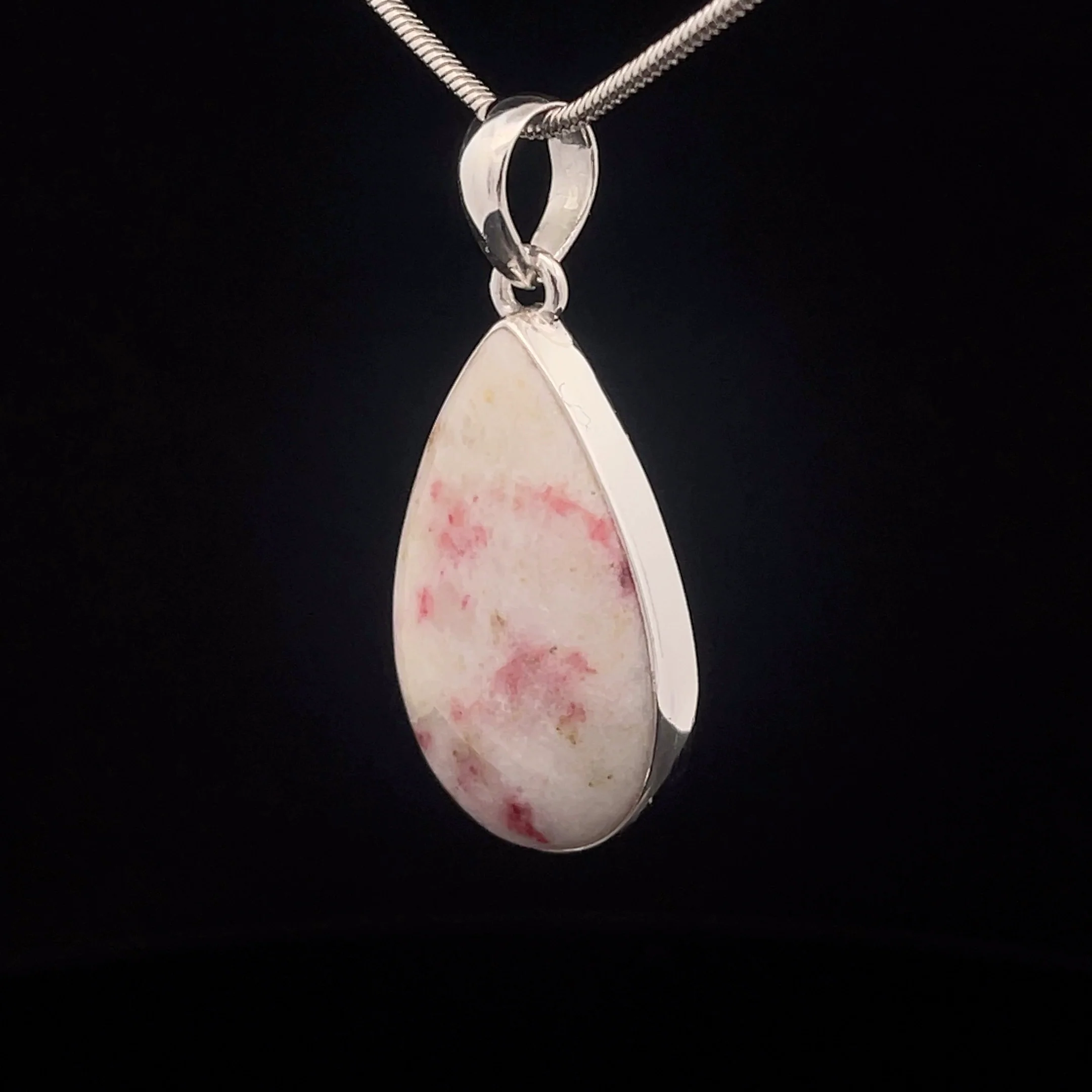 Sterling Silver Cinnabar Pendant - Image 3