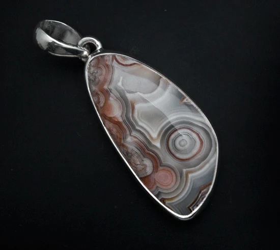 Sterling Silver Crazy Lace Agate - Image 2