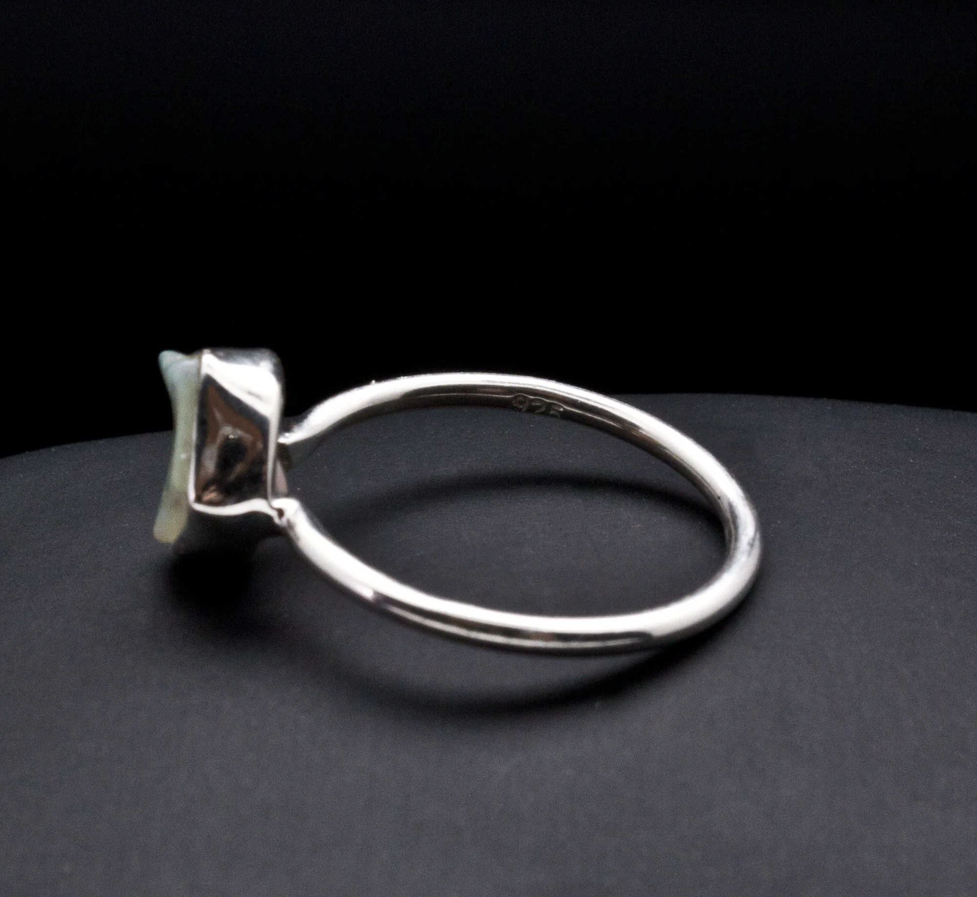 Sterling Silver Ethiopian Opal Ring Size 6 - Image 3