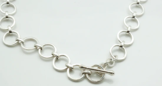Sterling Silver Faceted Smoky Quartz Necklace - Image 5