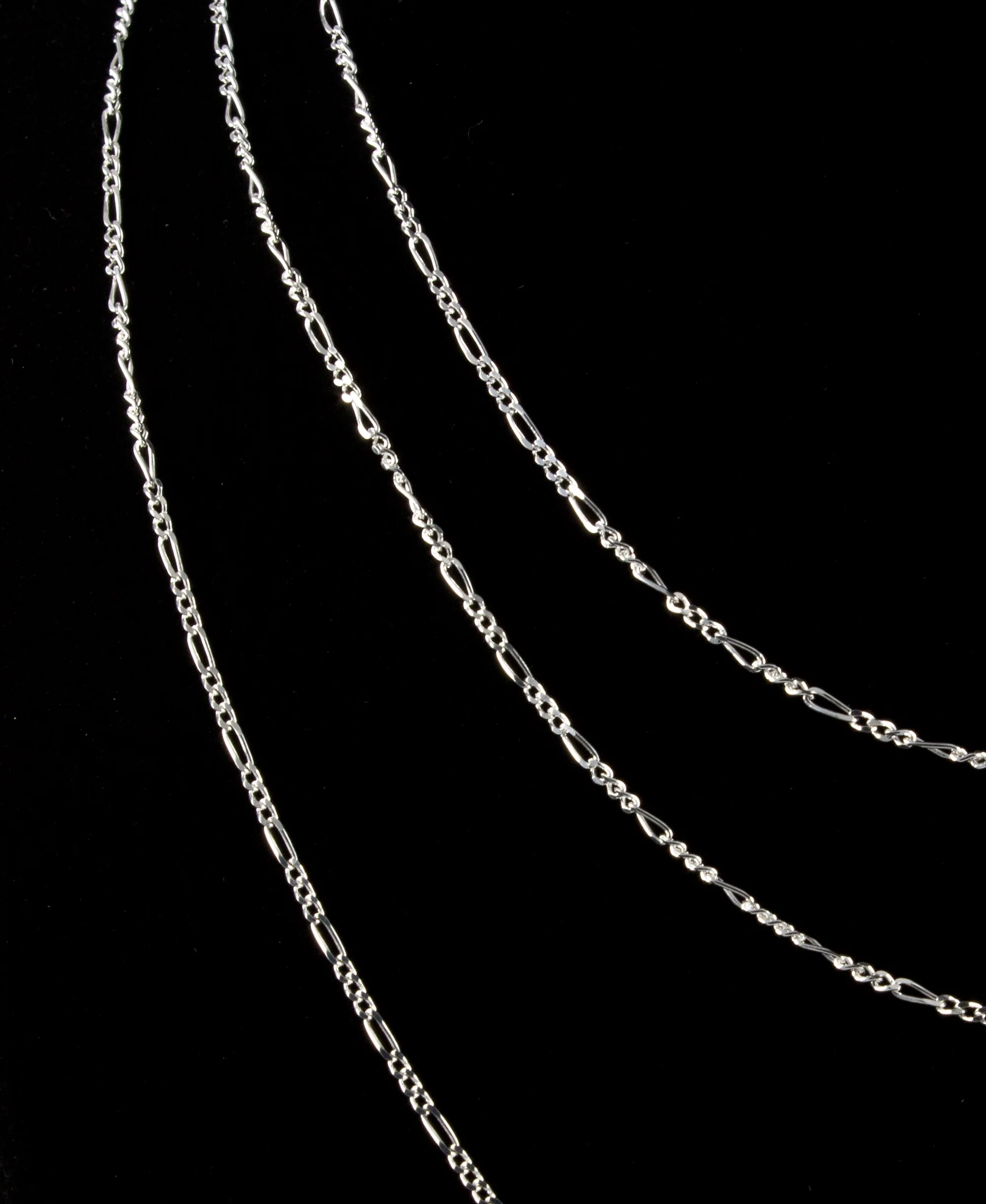 Sterling Silver Figaro Chains - Image 2