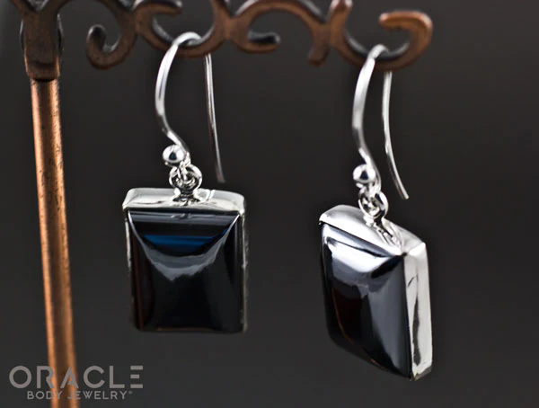 Sterling Silver Hematite Earrings - Image 2