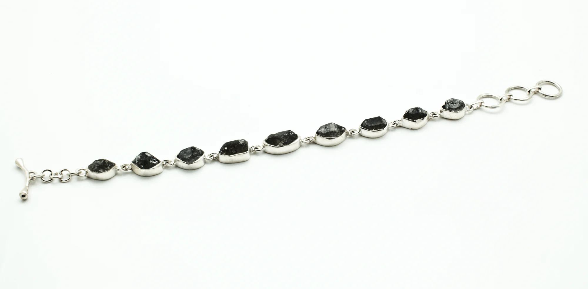 Sterling Silver Herkimer Diamond Bracelet - Image 2