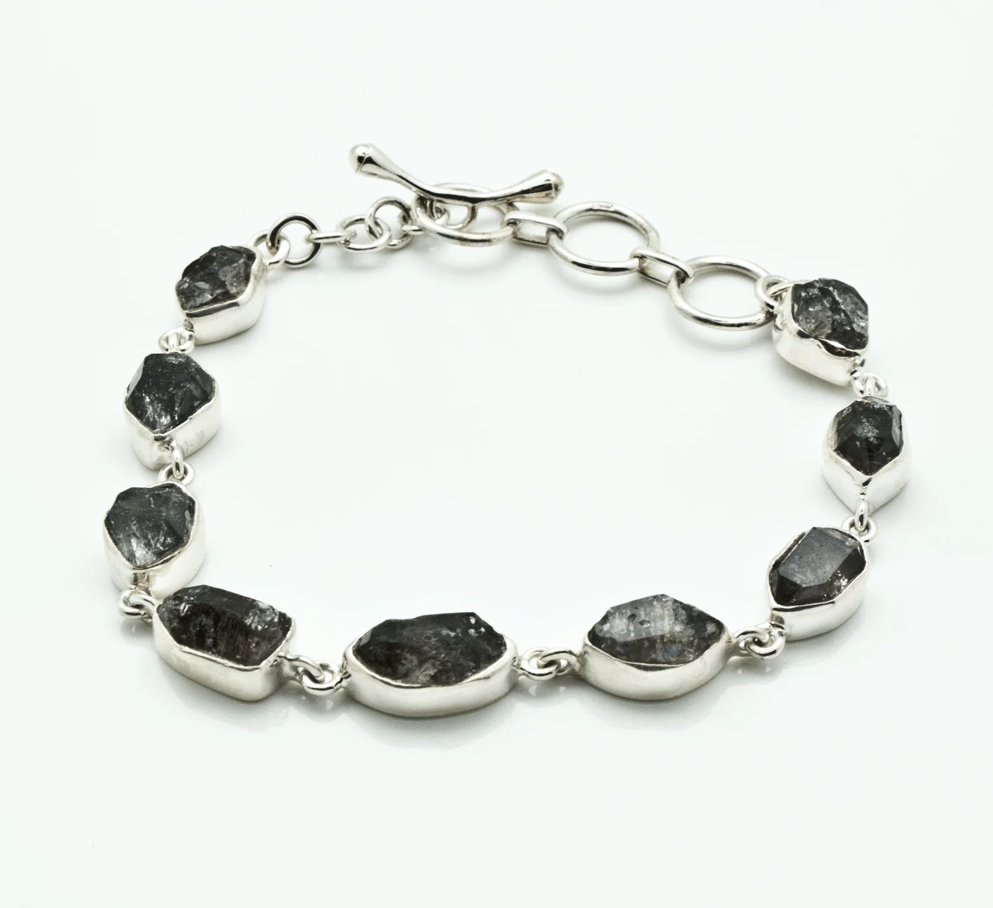 Sterling Silver Herkimer Diamond Bracelet - Image 3