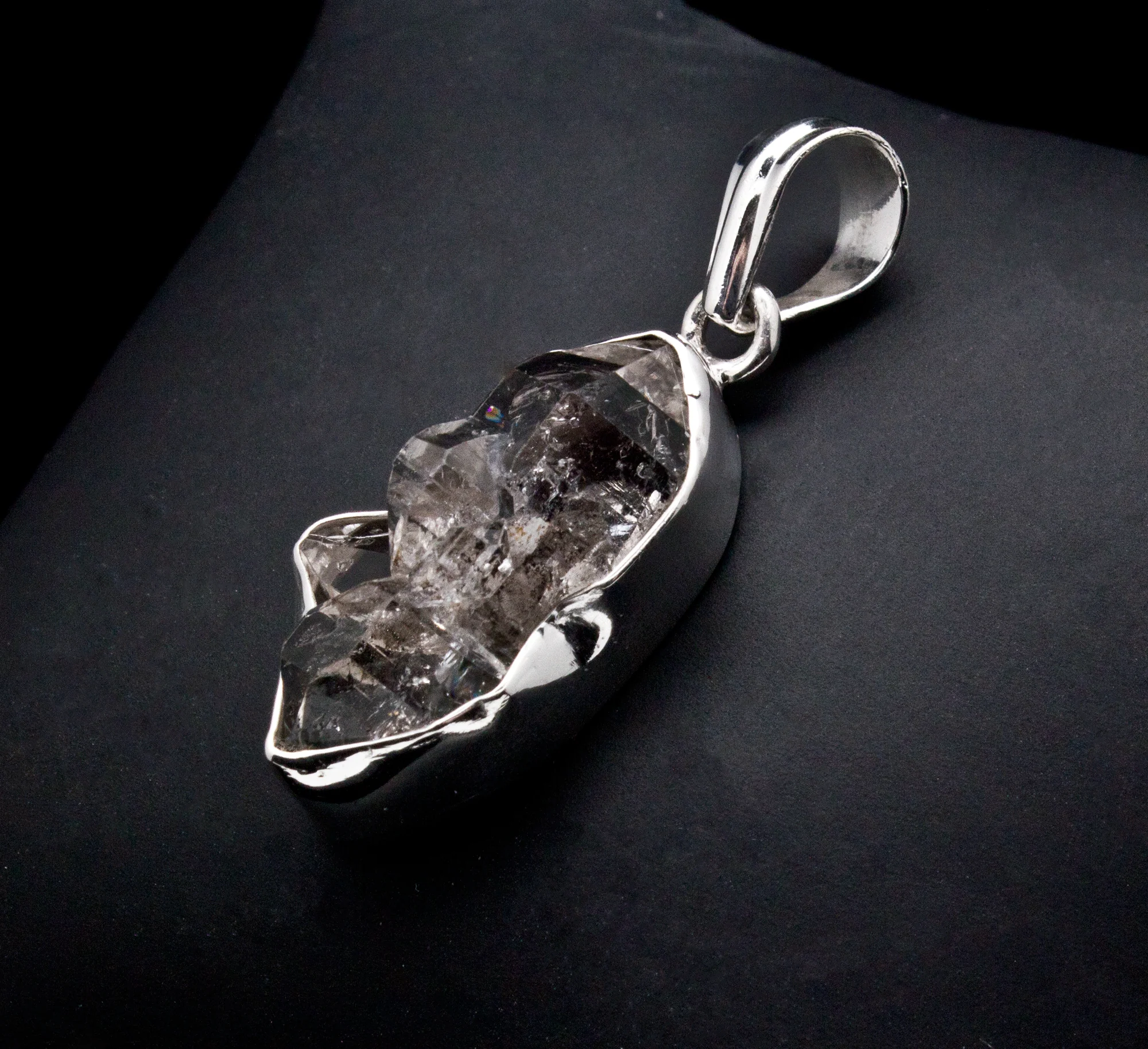 Sterling Silver Herkimer Diamond Pendant - Image 2