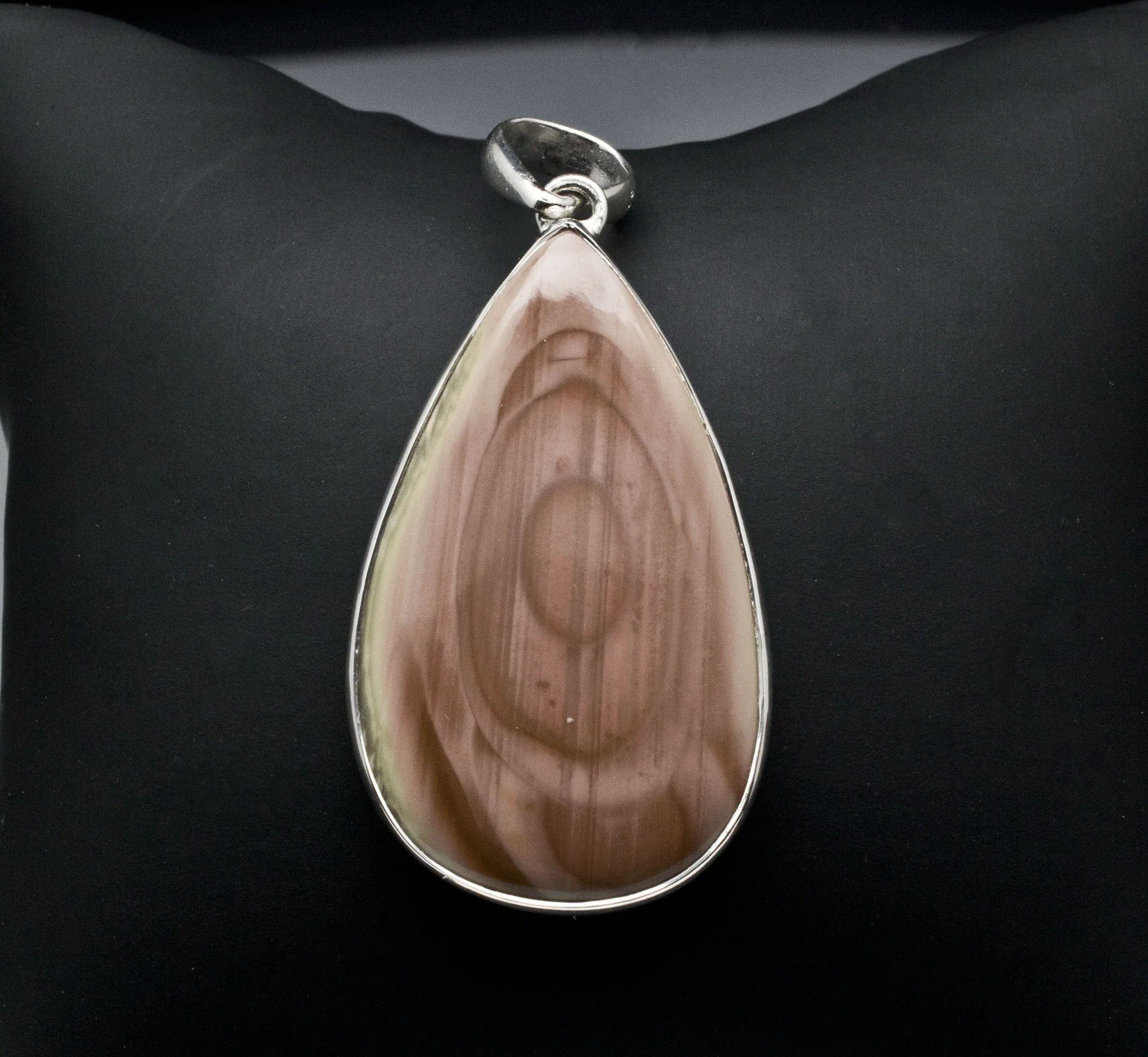 Sterling Silver Imperial Jasper Pendant - Image 2