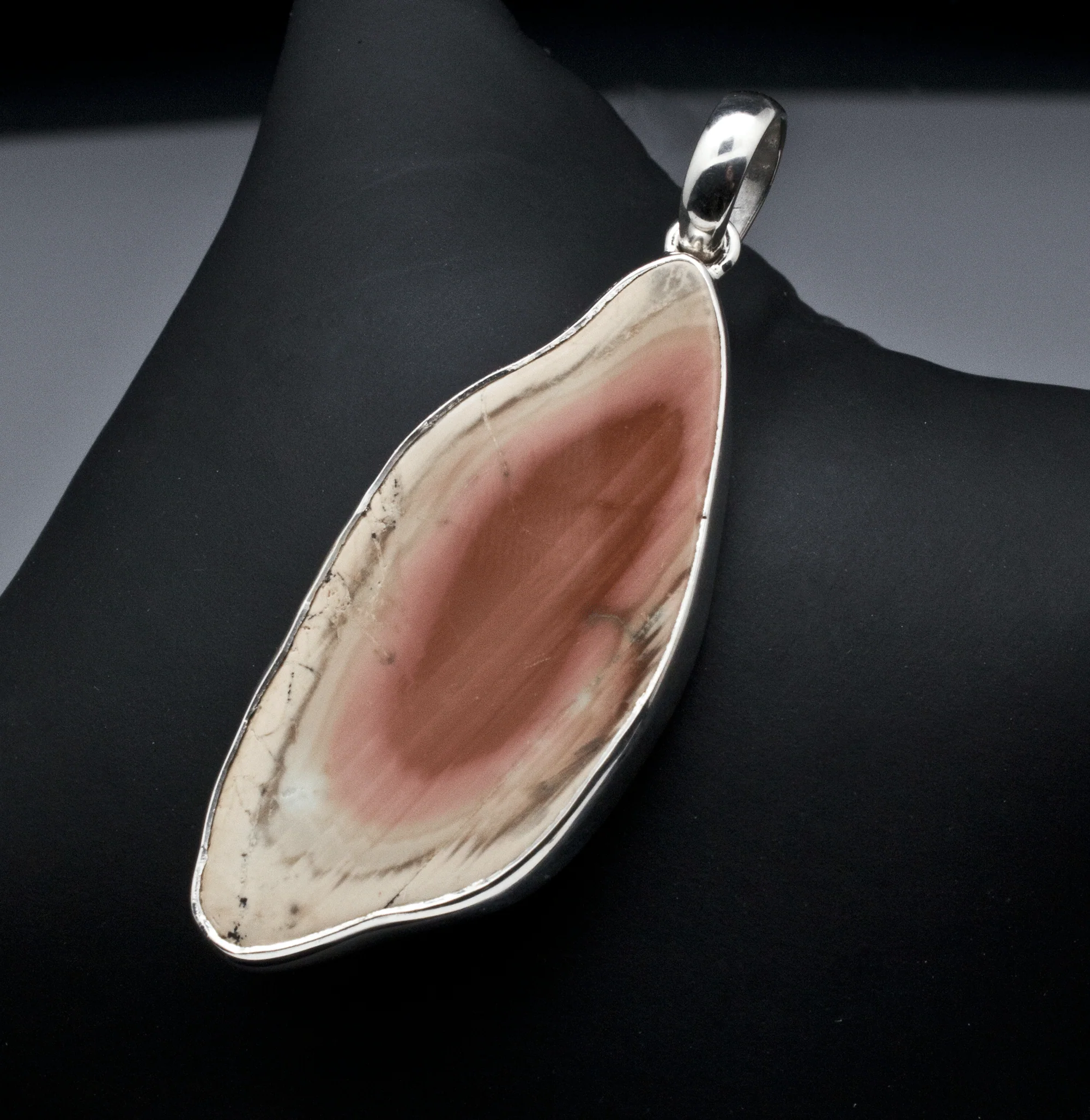 Sterling Silver Imperial Jasper Pendant - Image 2