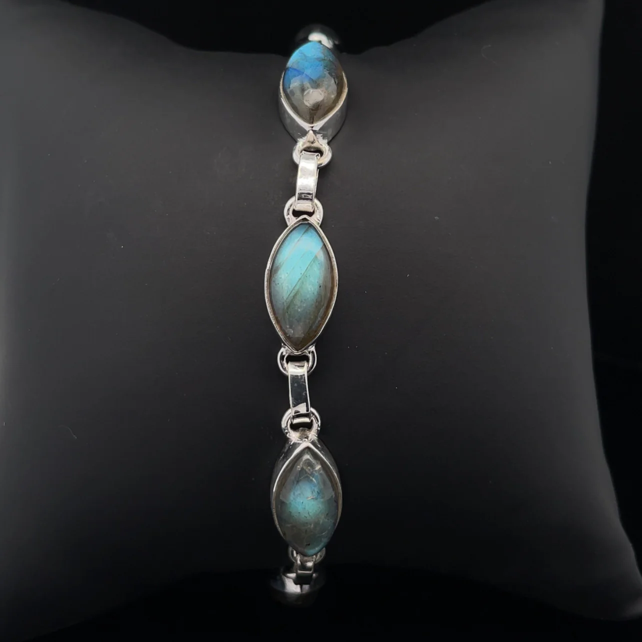 Sterling Silver Labradorite Bracelet - Image 2
