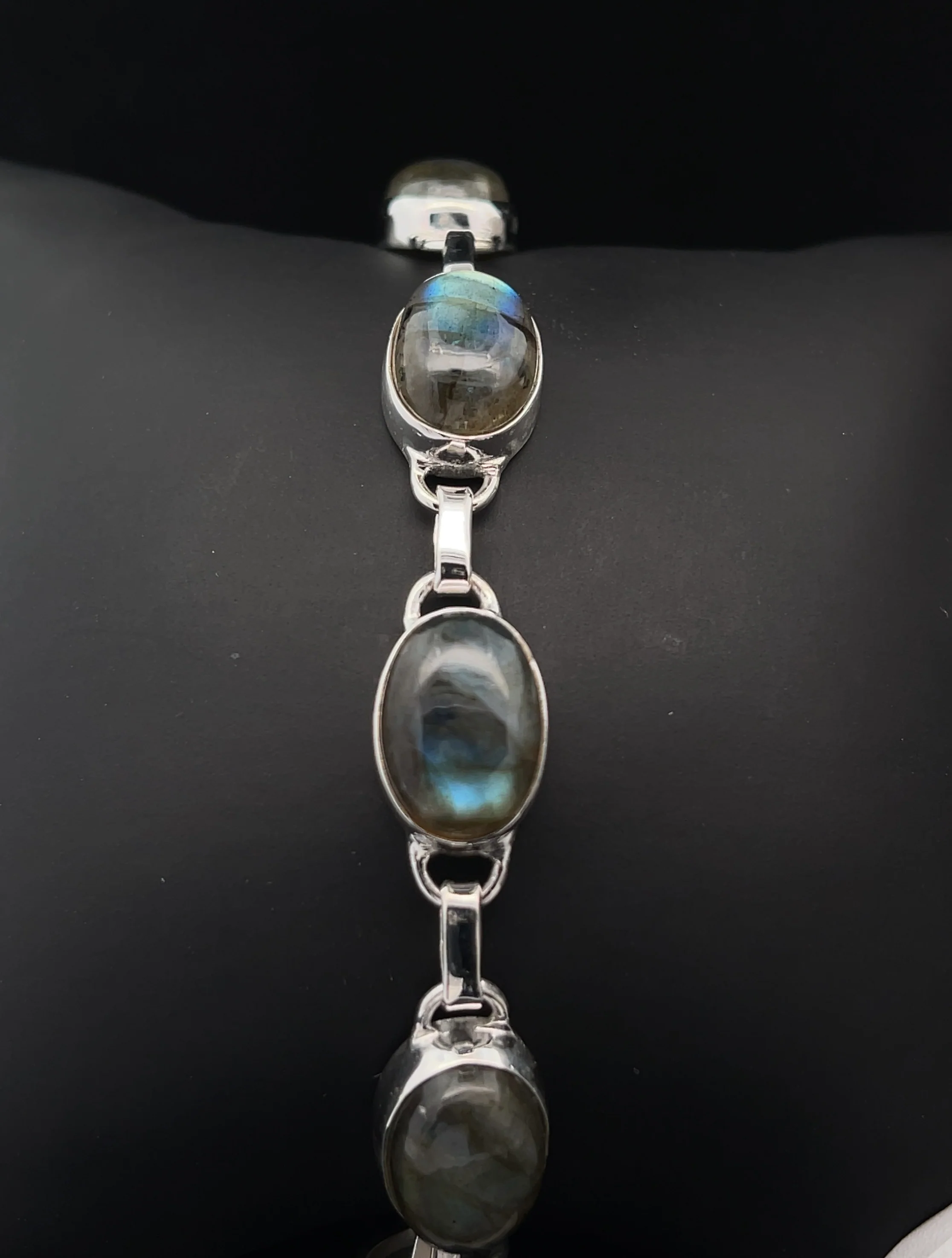 Sterling Silver Labradorite Bracelet - Image 2