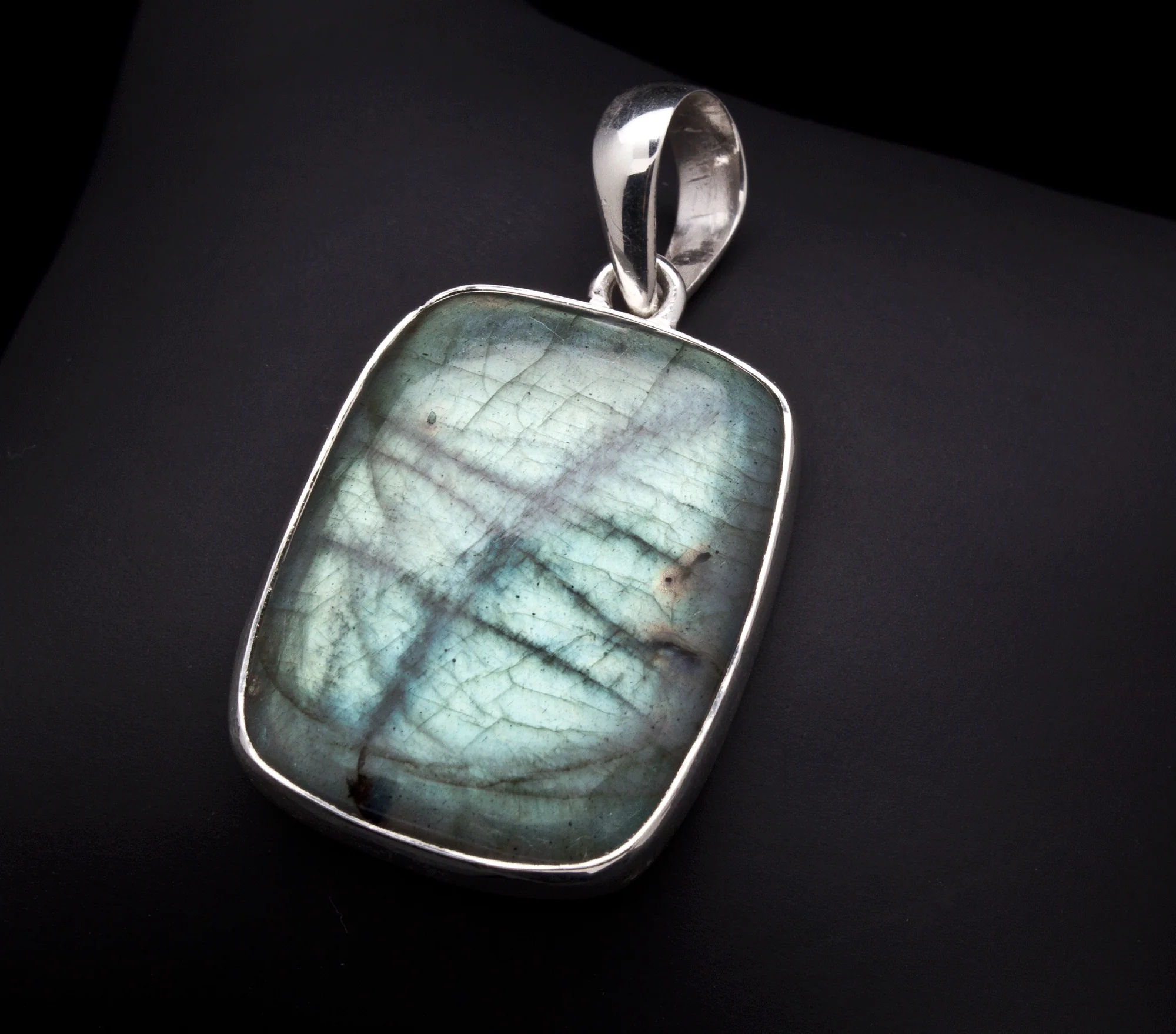 Sterling Silver Labradorite Pendant - Image 2