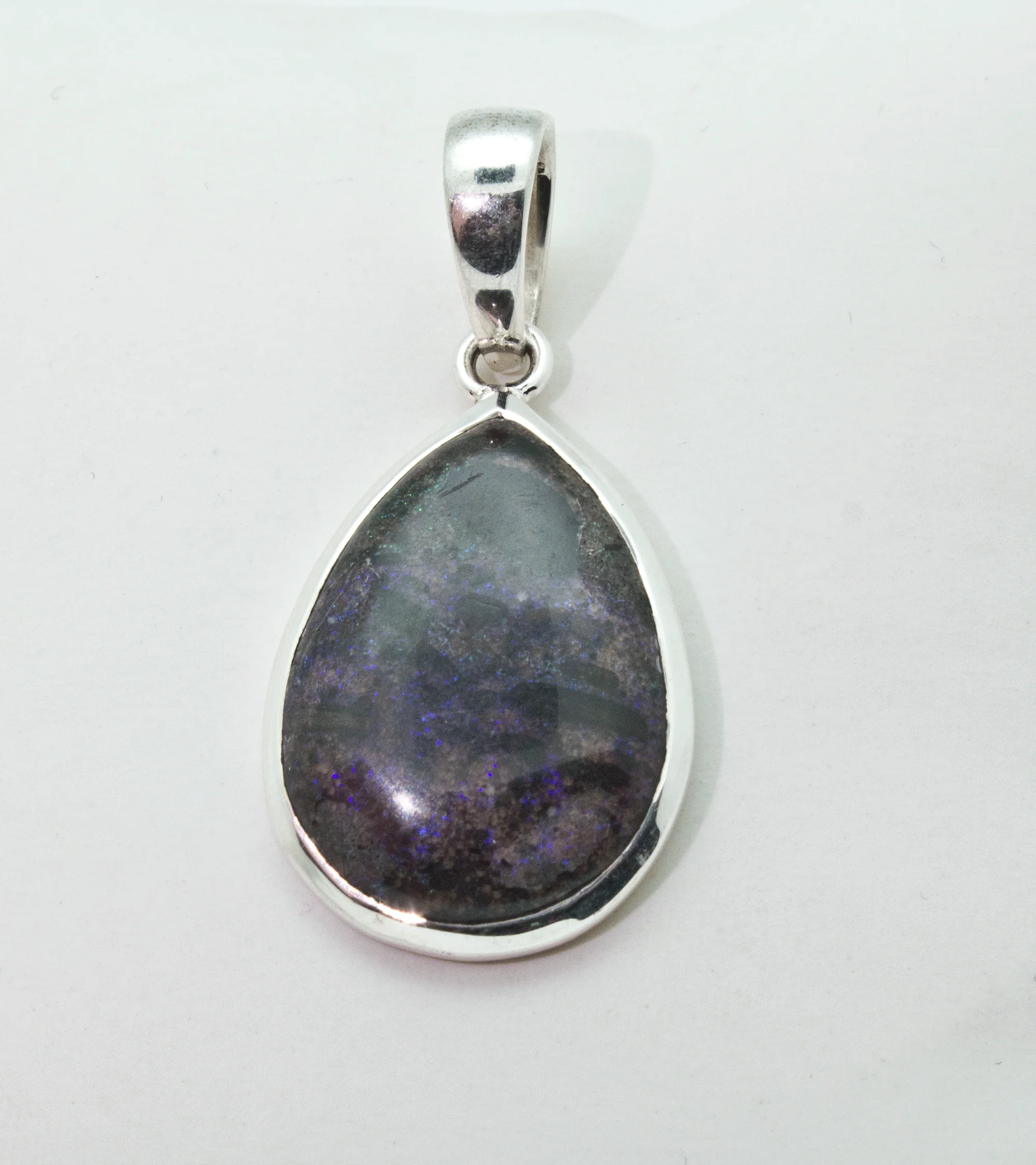 Sterling Silver Matrix Opal Pendant - Image 2
