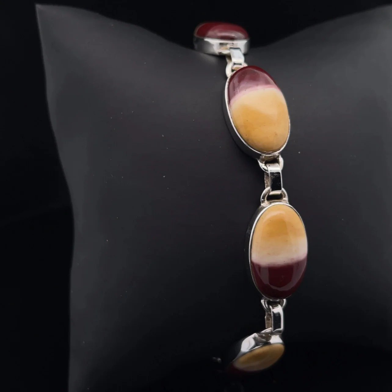 Sterling Silver Mookaite Bracelet - Image 3