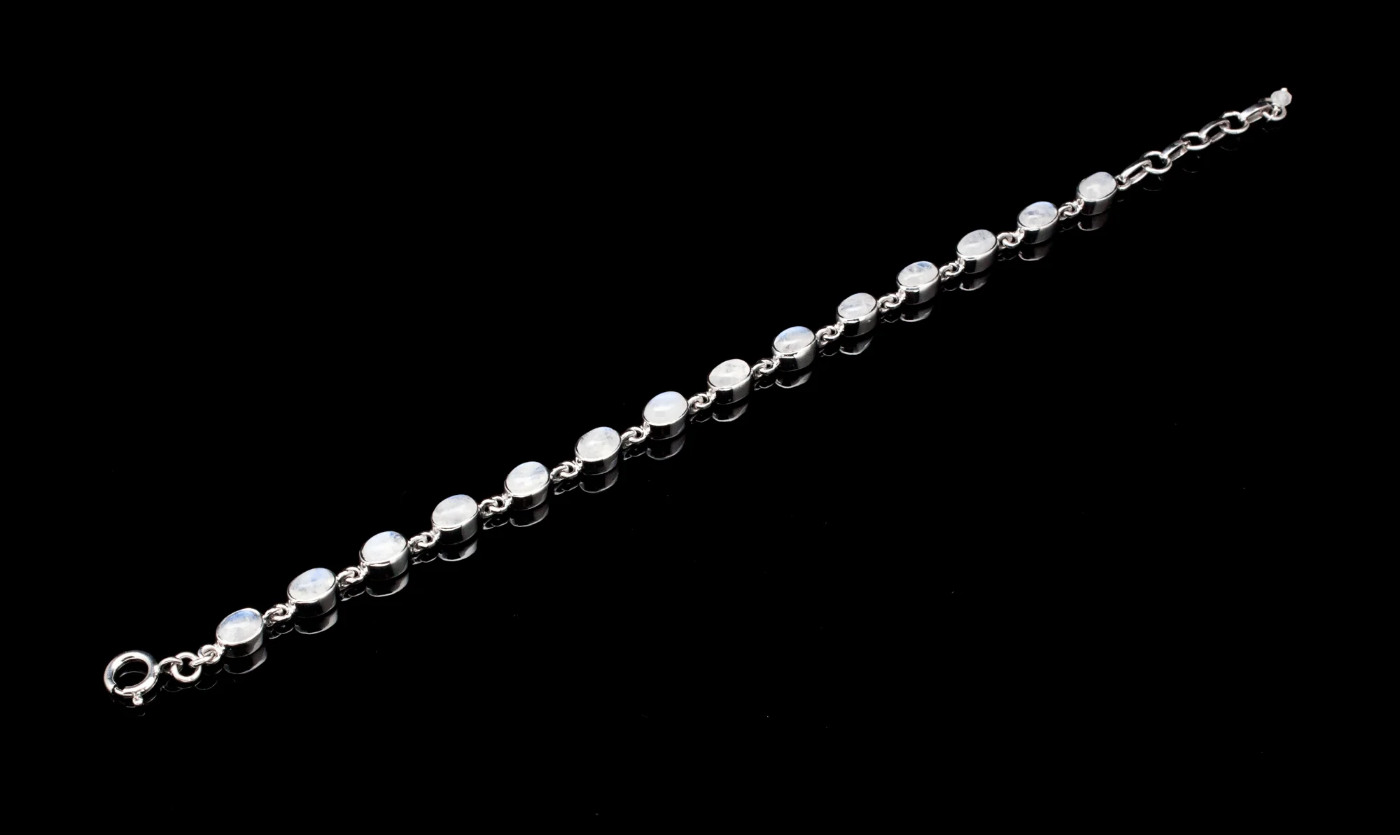 Sterling Silver Moonstone Bracelet - Image 3