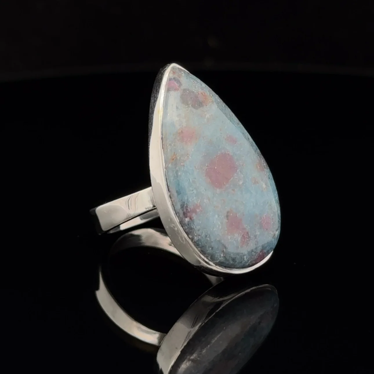 Sterling Silver Ruby In Kyanite Ring Size 5 - Image 2