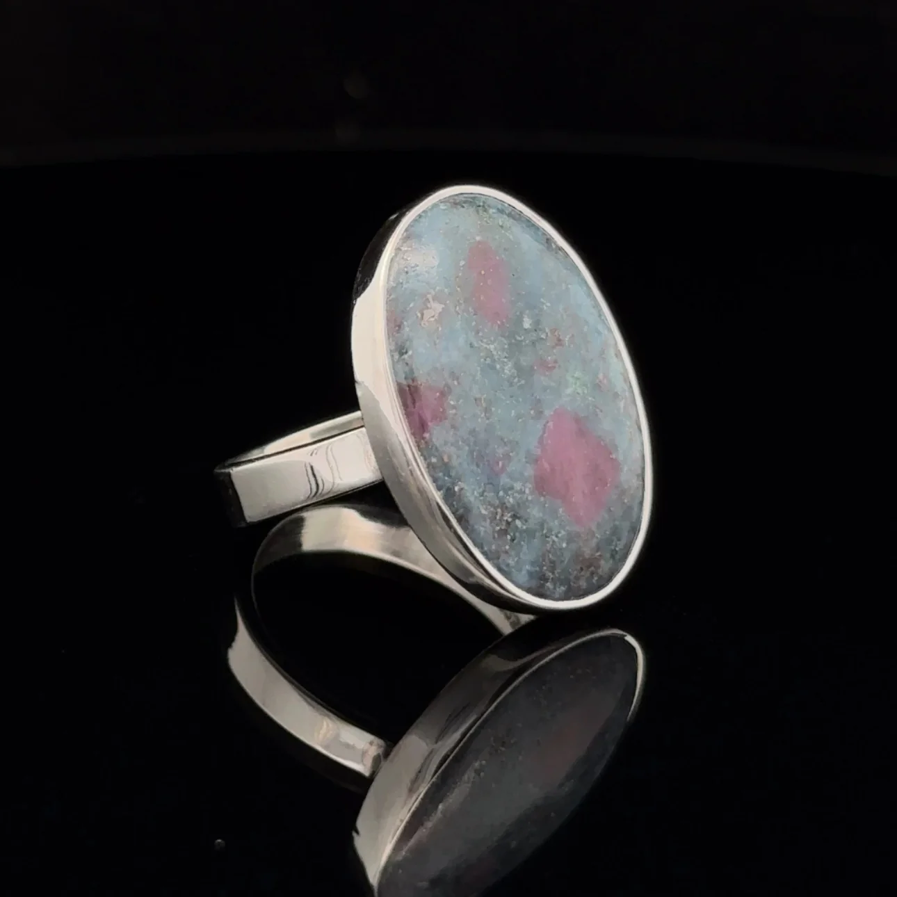Sterling Silver Ruby In Kyanite Ring Size 8 - Image 2