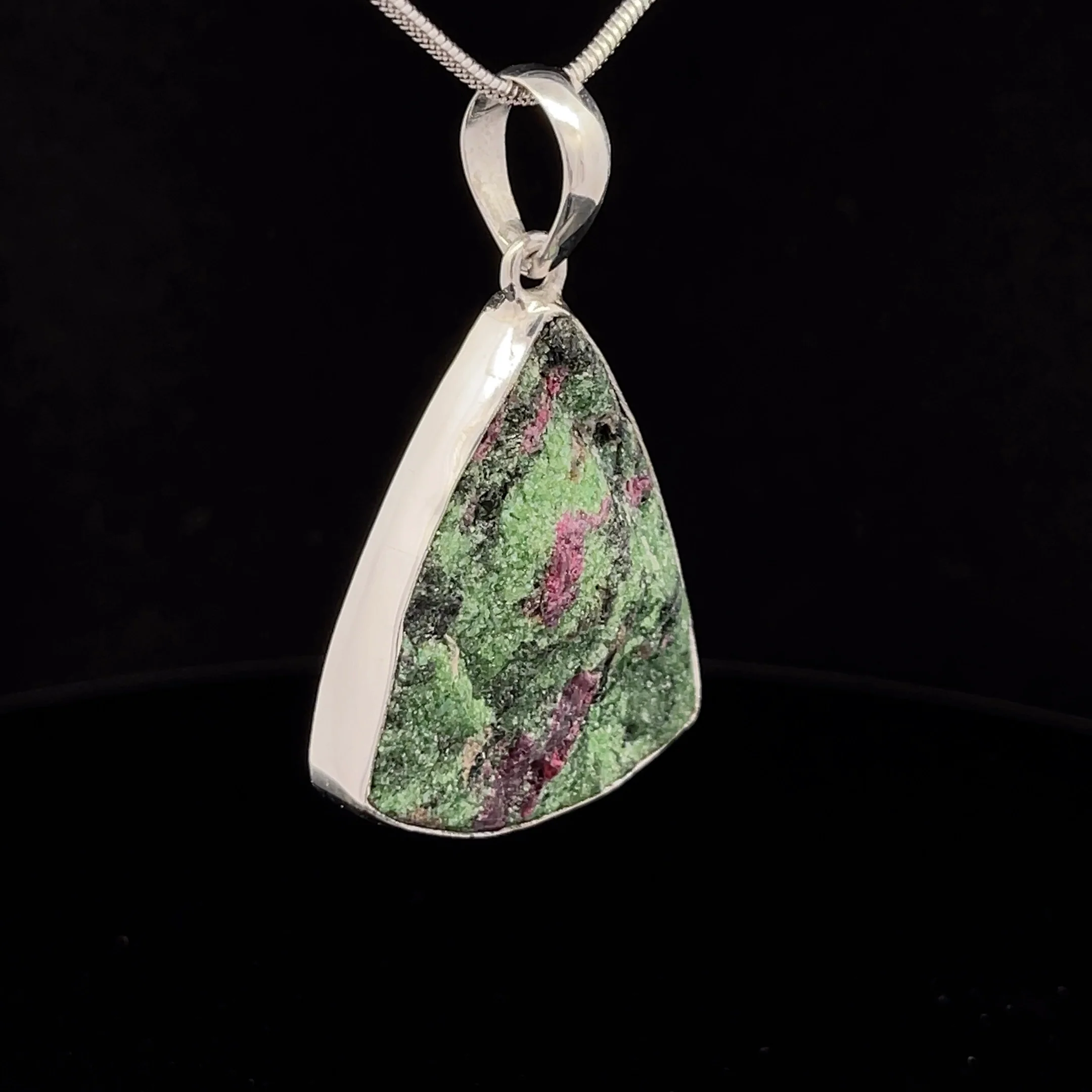 Sterling Silver Ruby In Zoisite Pendant - Image 2
