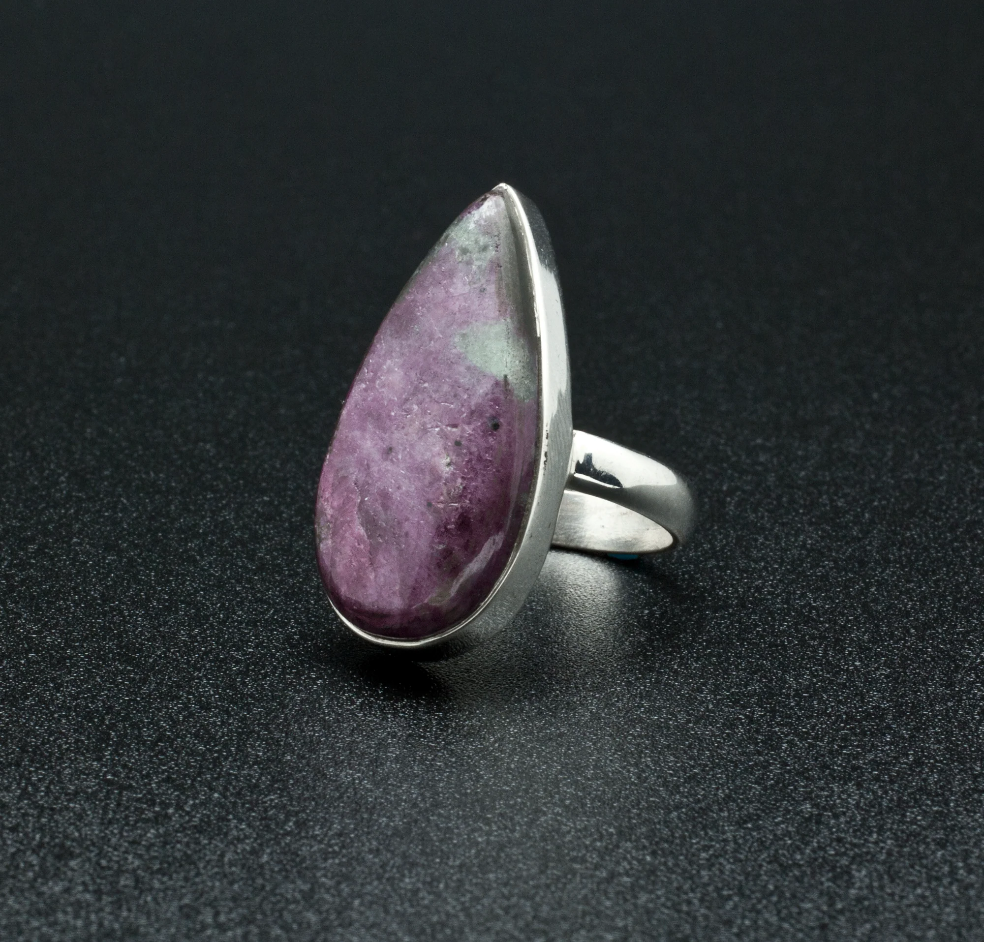 Sterling Silver Ruby In Zoisite Ring Size 7 - Image 2