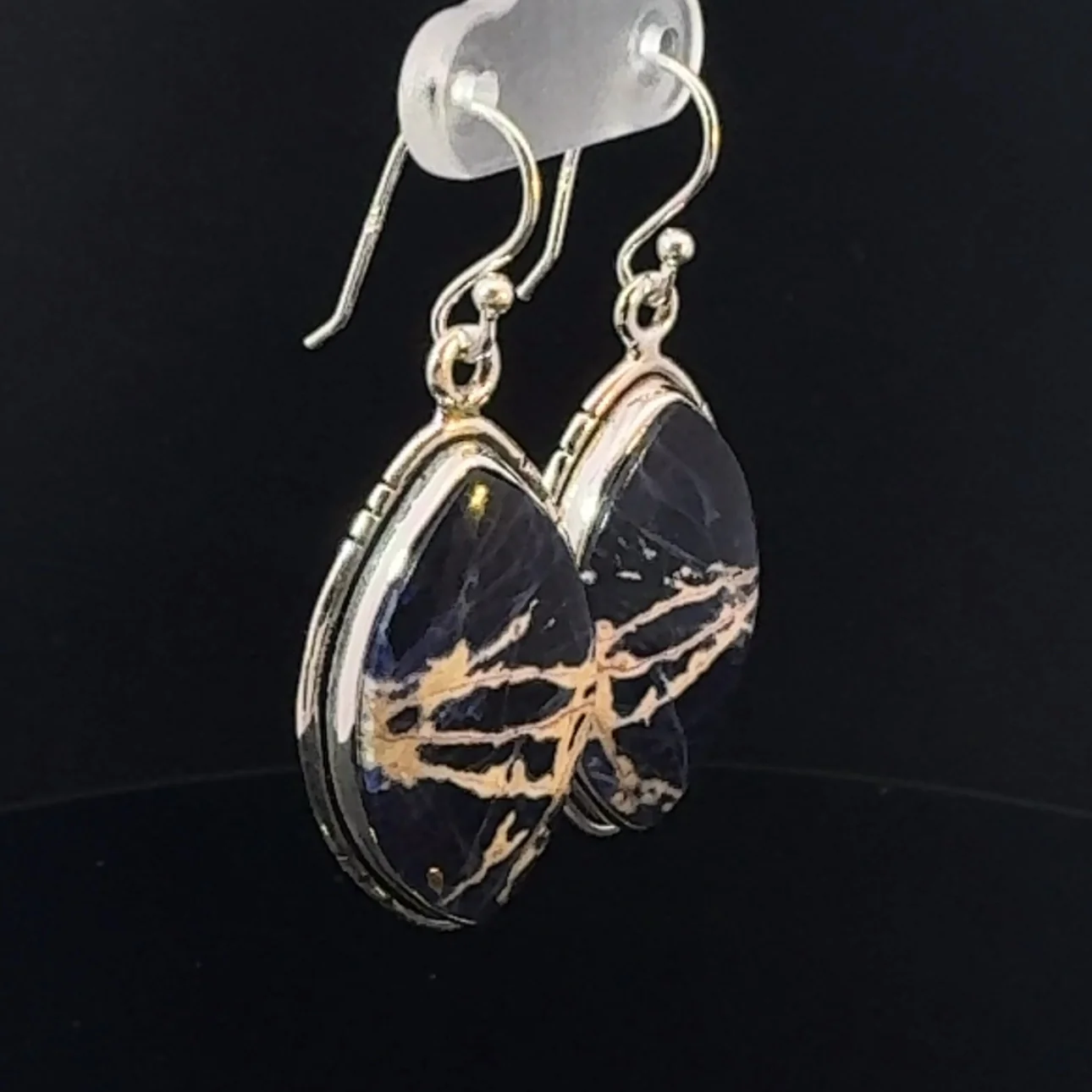 Sterling Silver Sodalite Earrings - Image 2