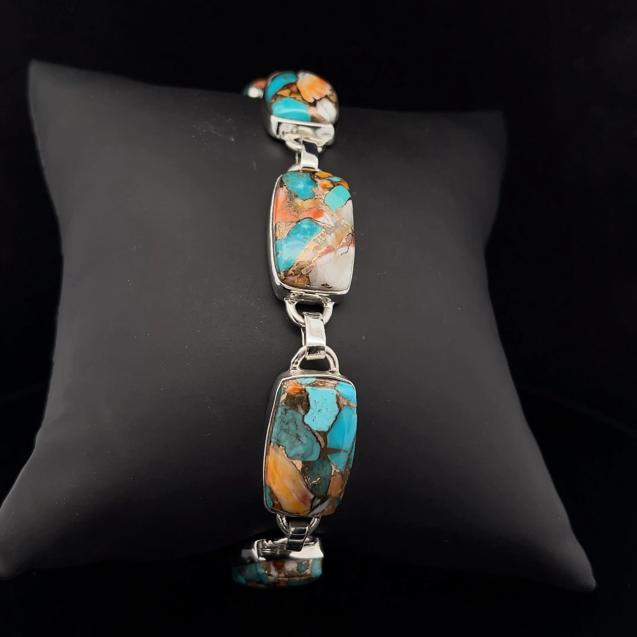 Sterling Silver Spiny Oyster Bracelet - Image 2
