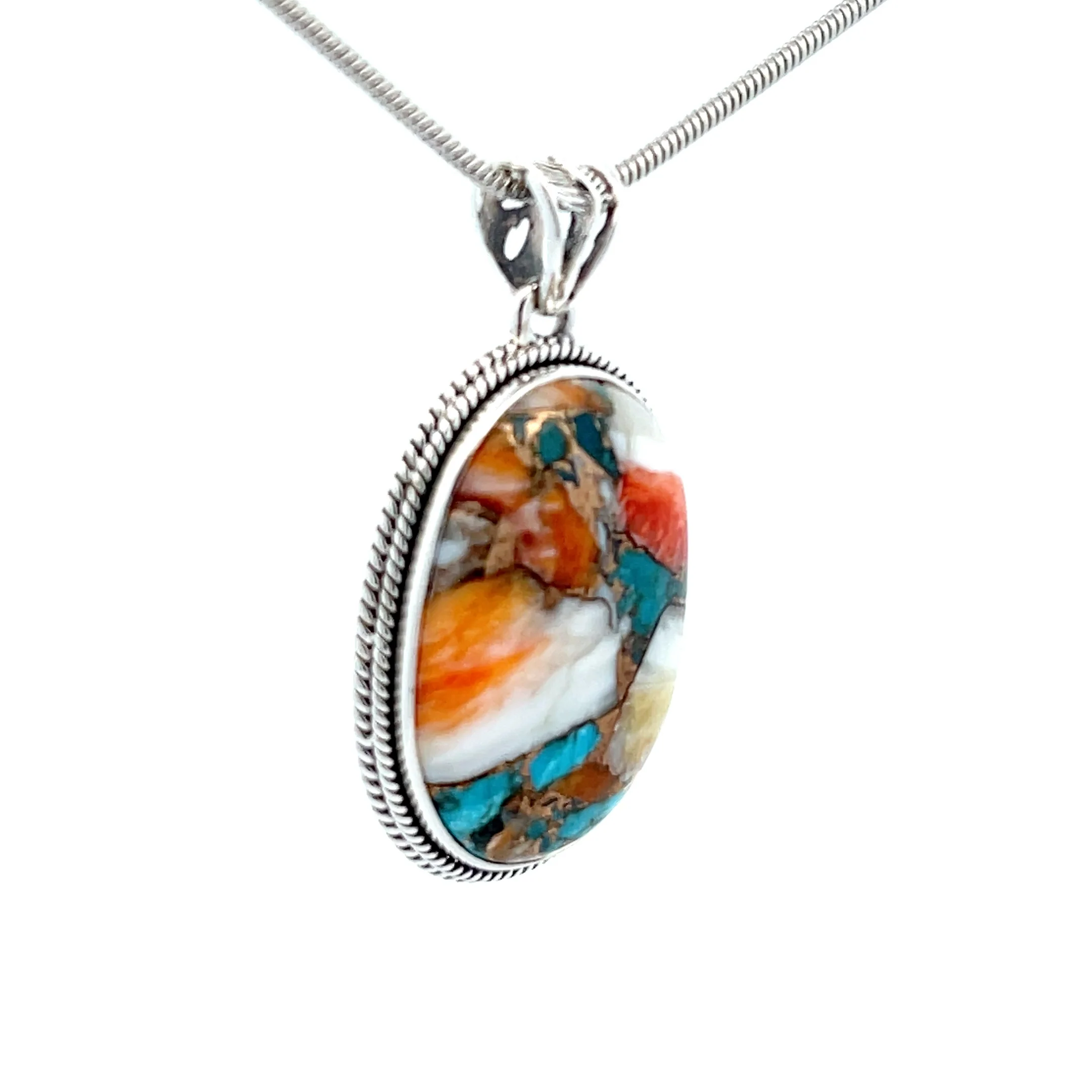 Sterling Silver Spiny Oyster Pendant - Image 2