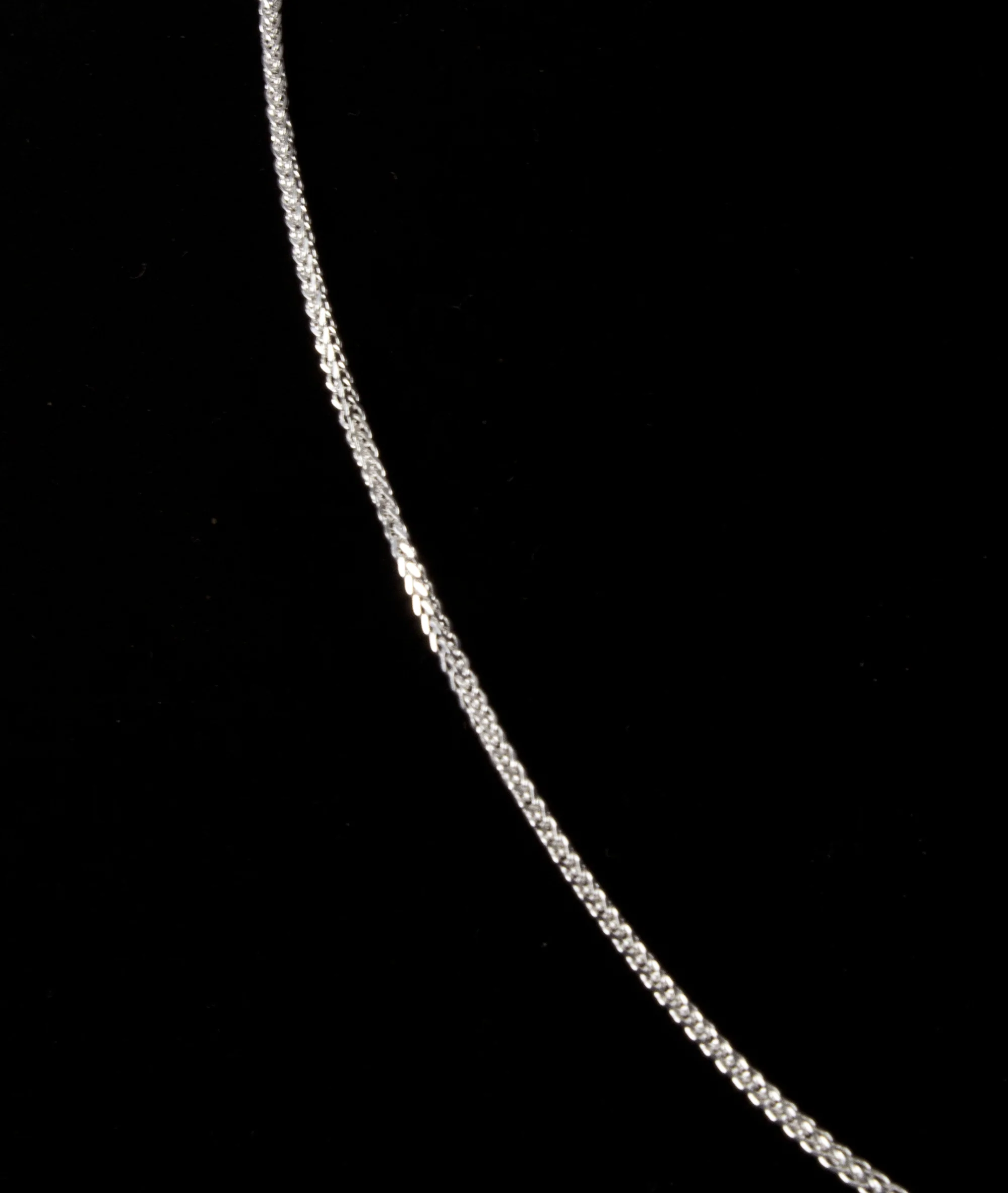 Sterling Silver Adjustable Square Snake Chain - Image 2