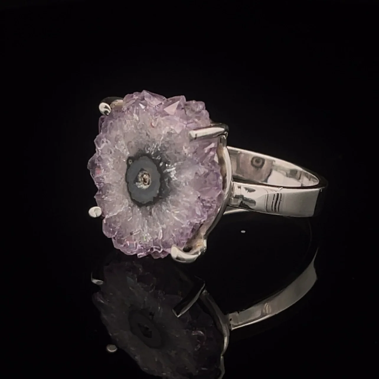Sterling Silver Stalactite Ring Size 10 - Image 3