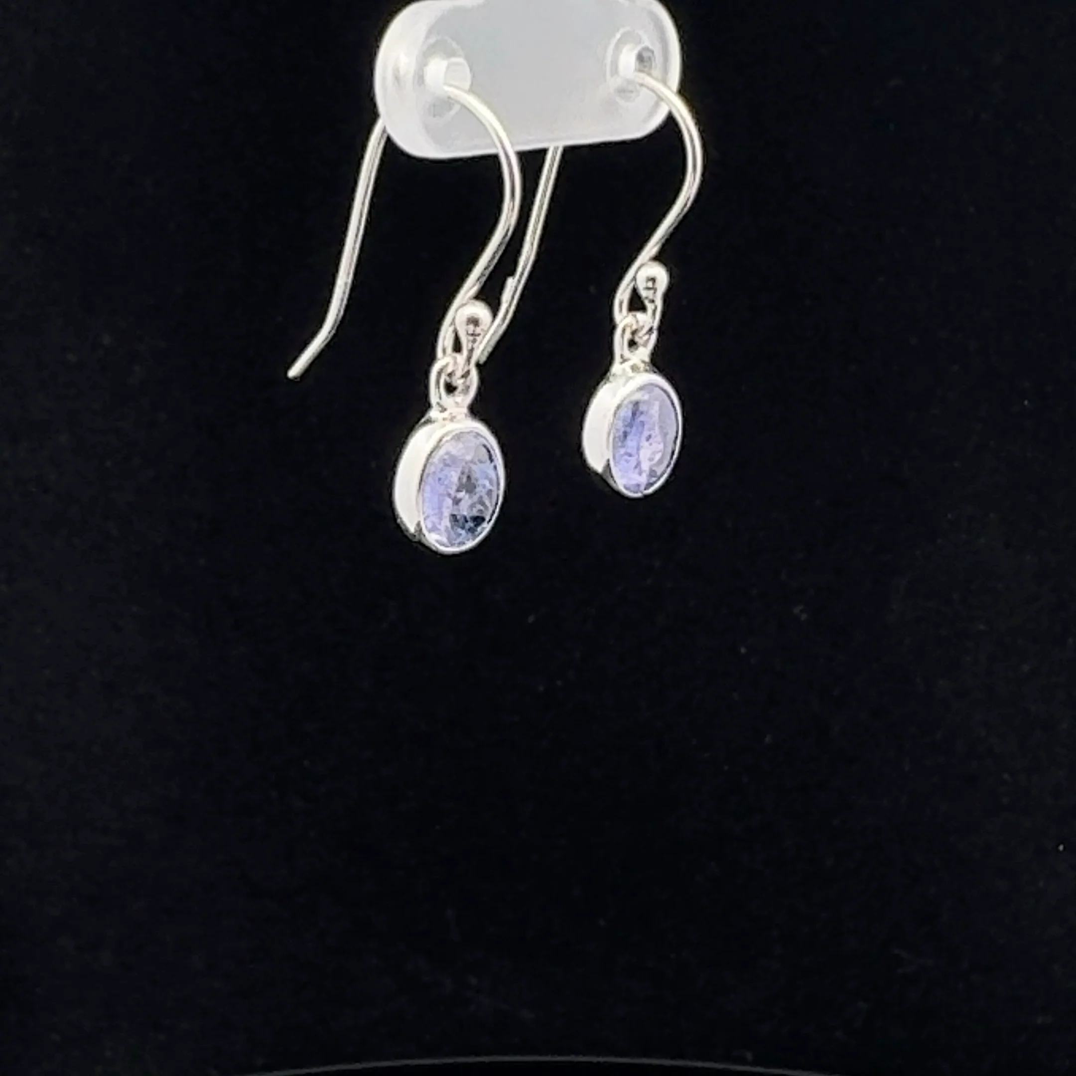 Sterling Silver Tanzanite Earrings - Image 2