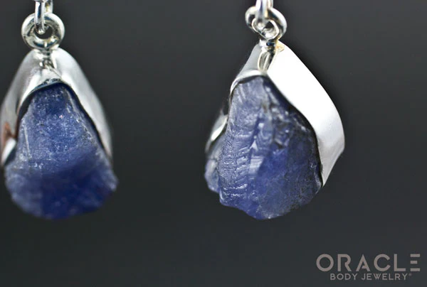 Sterling Silver Tanzanite Earrings - Image 2