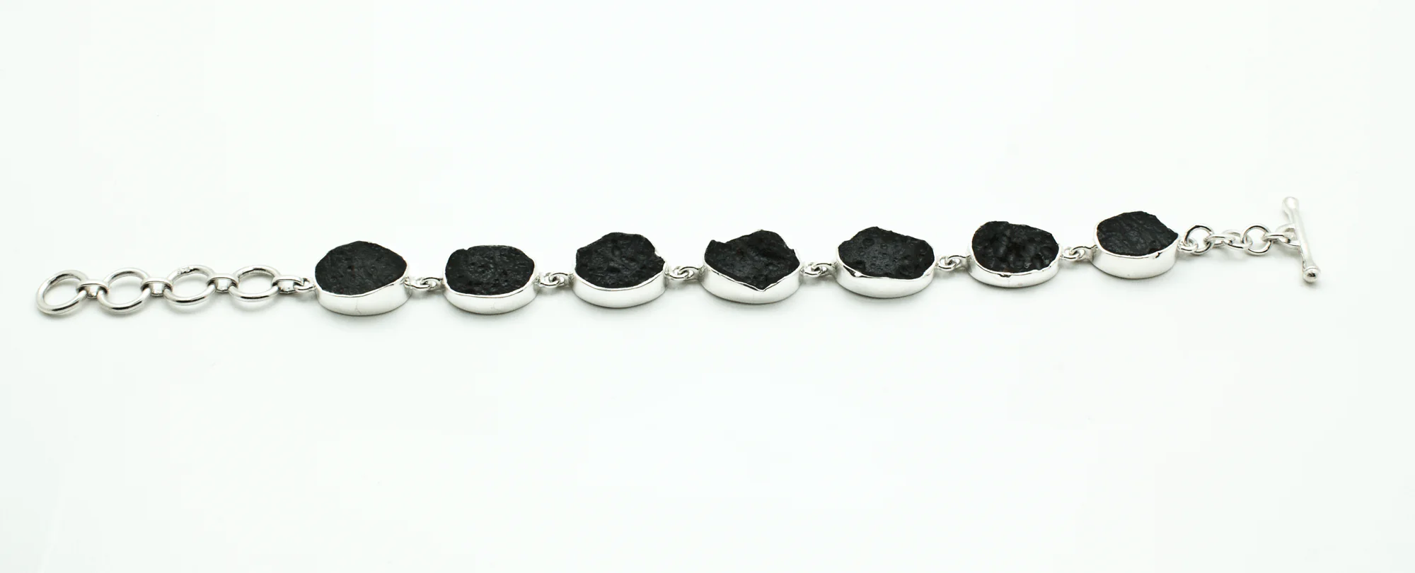Sterling Silver Tektite Bracelet - Image 2