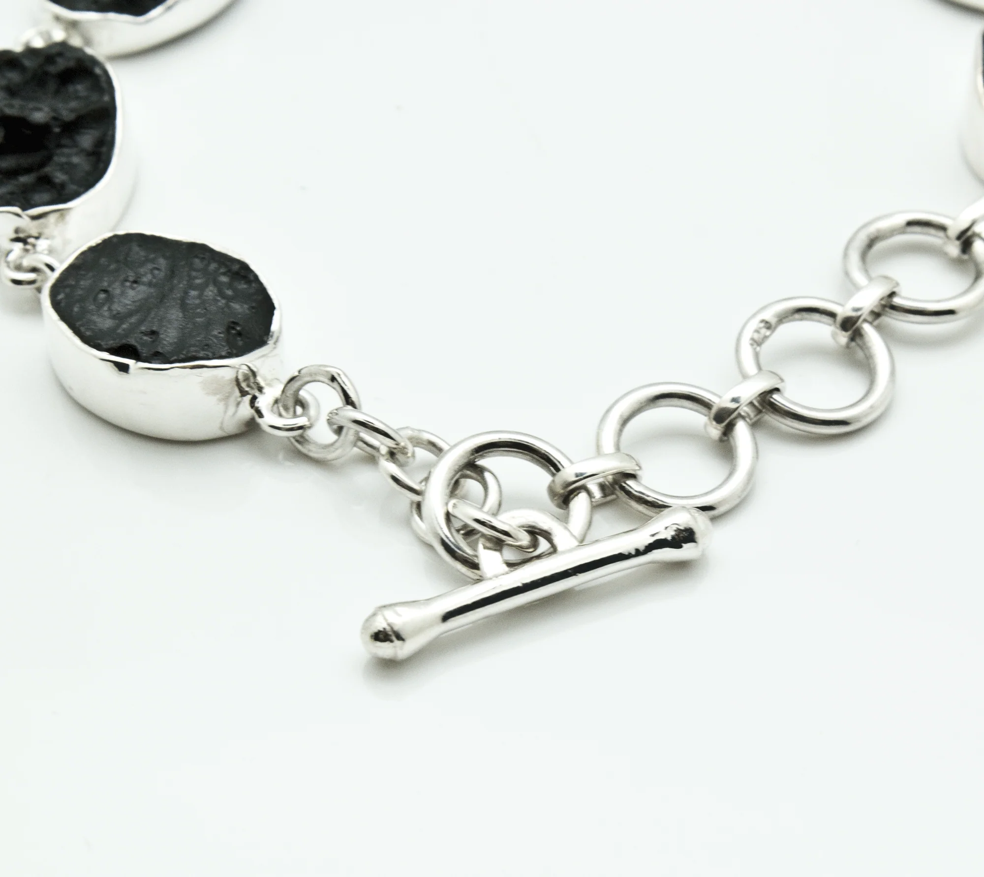 Sterling Silver Tektite Bracelet - Image 3