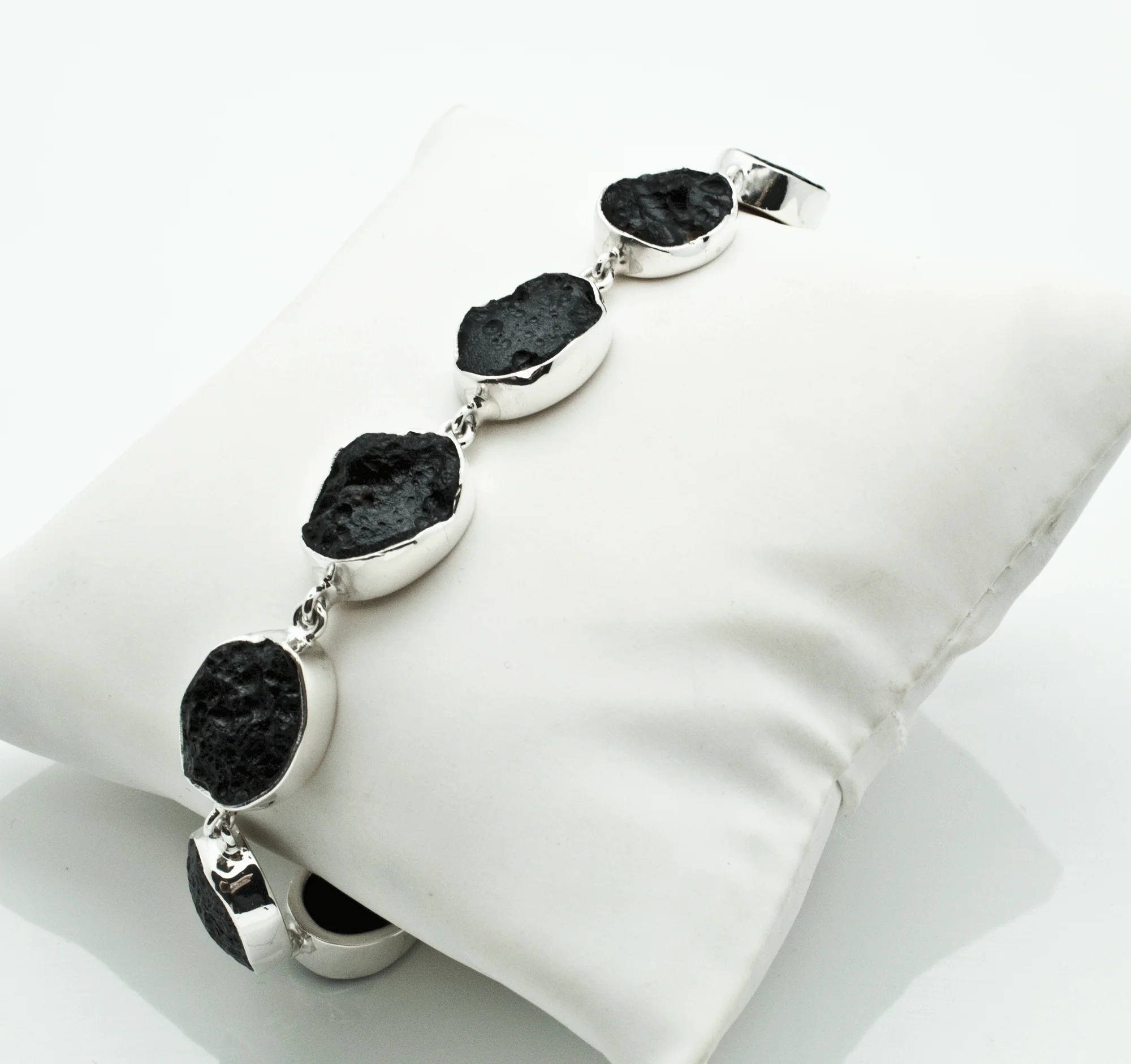 Sterling Silver Tektite Bracelet - Image 4