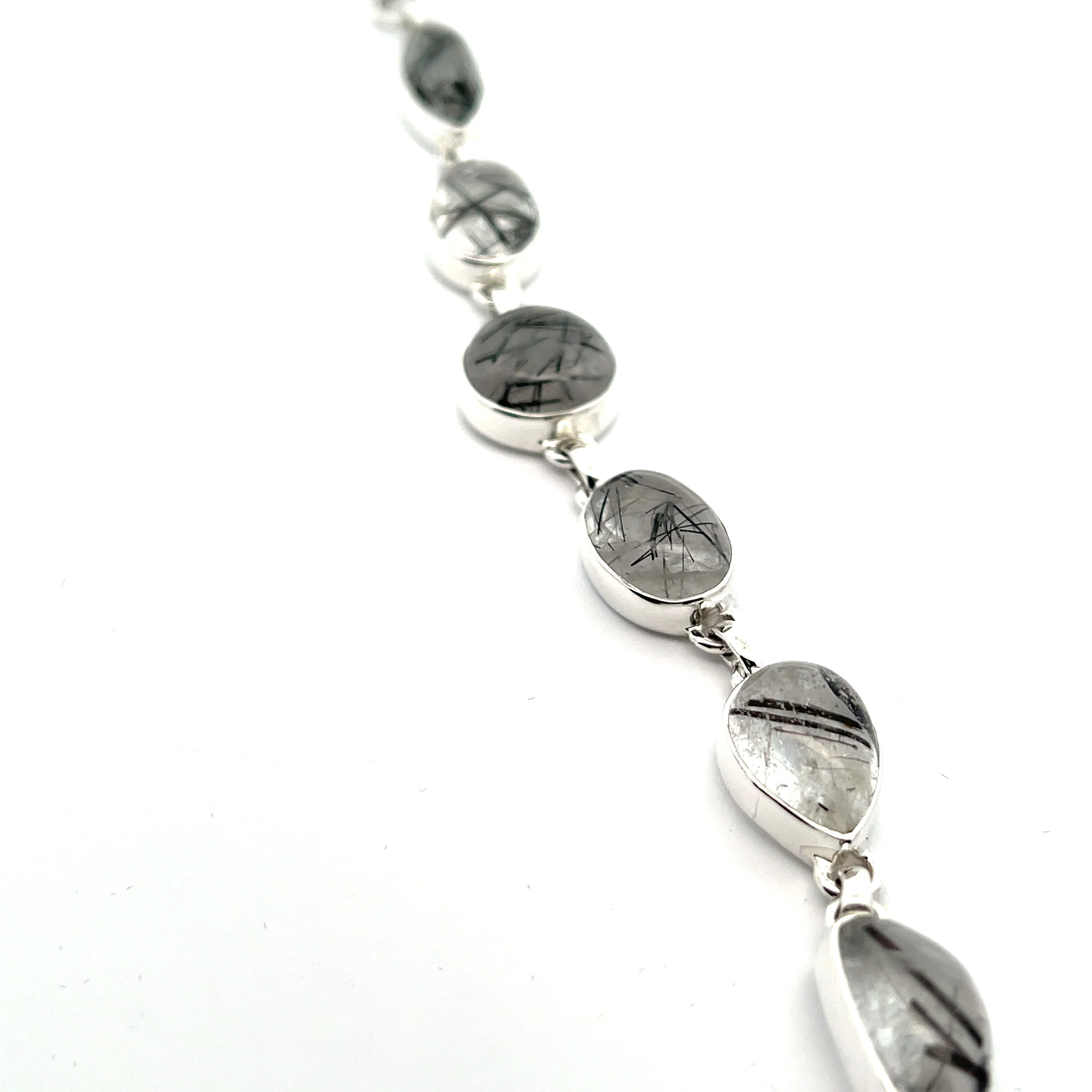 Sterling Silver Tourmalated Quartz Bracelet - Image 4