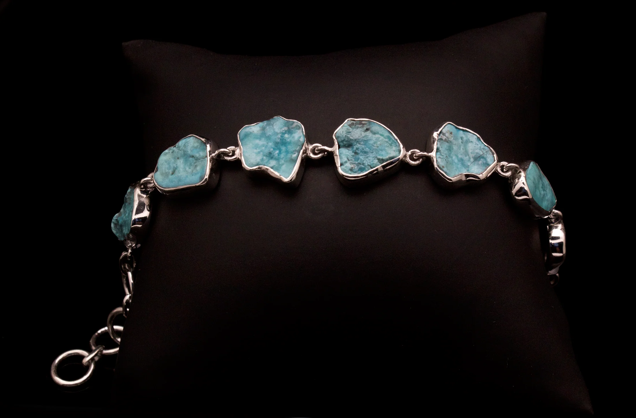 Sterling Silver Turquoise Bracelet - Image 2