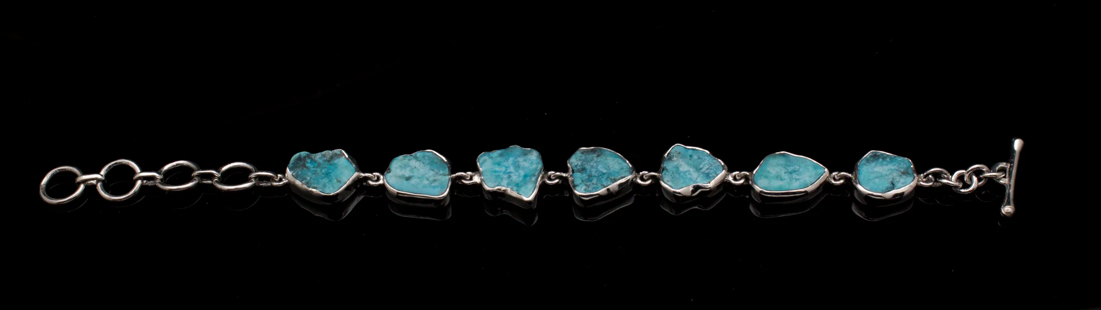 Sterling Silver Turquoise Bracelet - Image 3