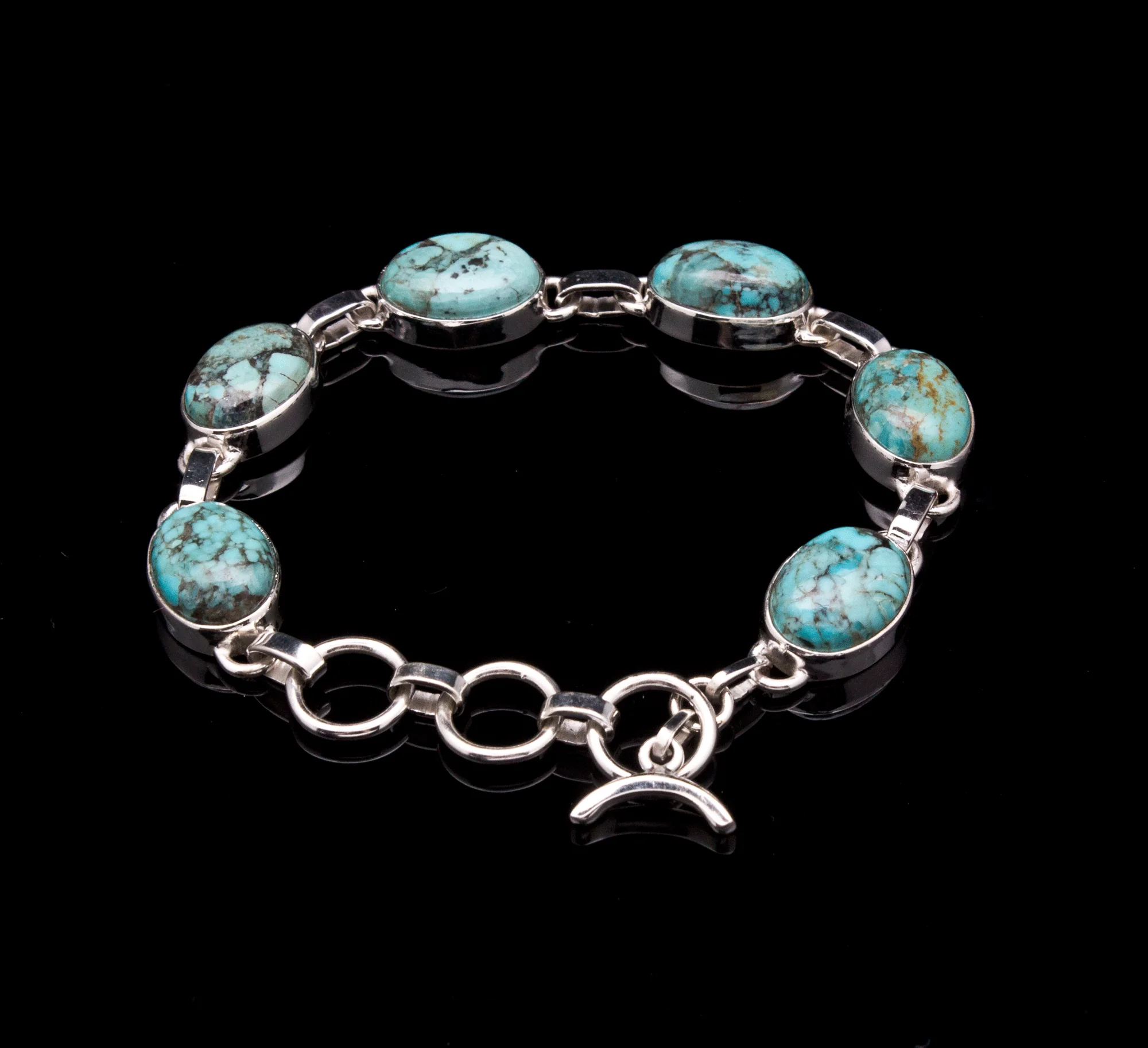 Sterling Silver Turquoise Bracelet - Image 3