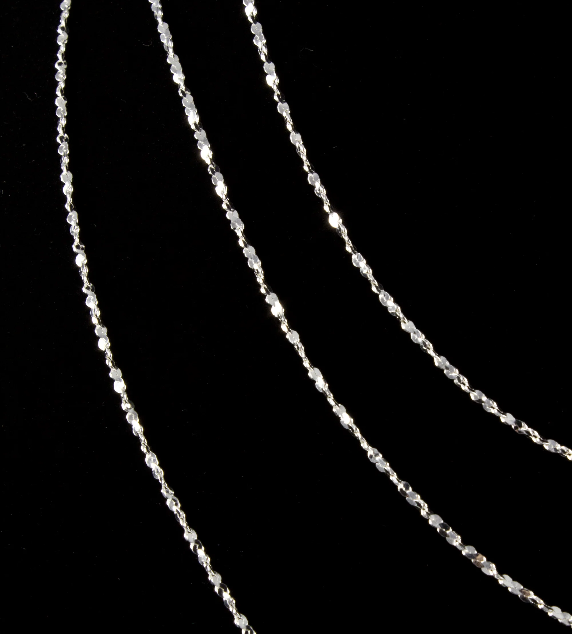 Sterling Silver Twisted Serpentine Chain - Image 2