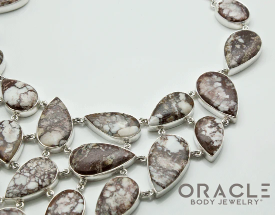 Sterling Silver Wildhorse Brecciated Jasper Necklace - Image 4