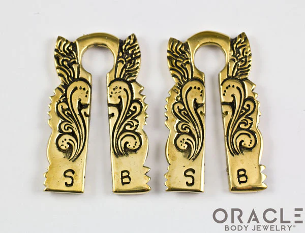 Tiki 2 Brass Weights - Image 3