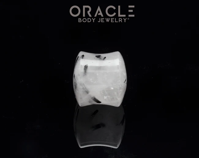 Tourmalated Quartz Double Flare Plugs - Image 3