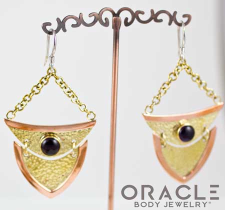 Venus Standard Earrings with Amethyst - Image 2