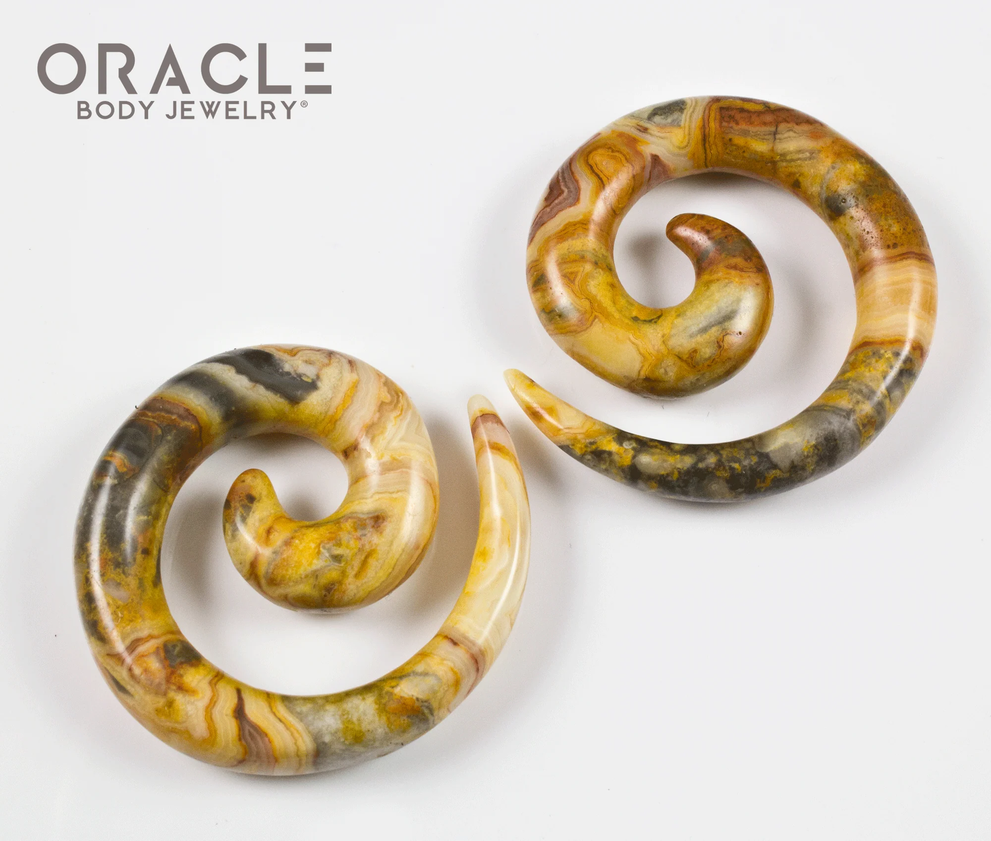 00g Crazy Lace Agate Spirals - Image 2