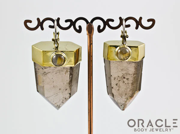 Zuul with Rutilated Quartz Points and Chrysocolla Accents - Image 2